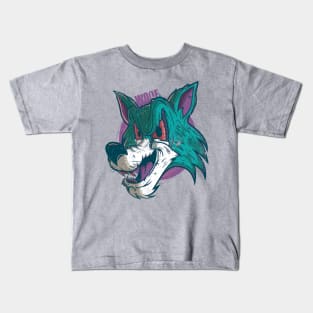 WOLF CARTOONS Design T-shirt STICKERS CASES MUGS WALL ART NOTEBOOKS PILLOWS TOTES TAPESTRIES PINS MAGNETS MASKS T-Shirt Kids T-Shirt